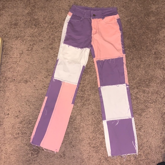 unbranded Denim - Pastel Patchwork Jeans